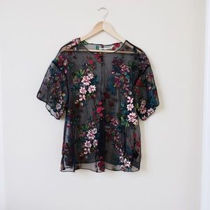 Urban Outfitters (Kimchi Blue) floral blouse